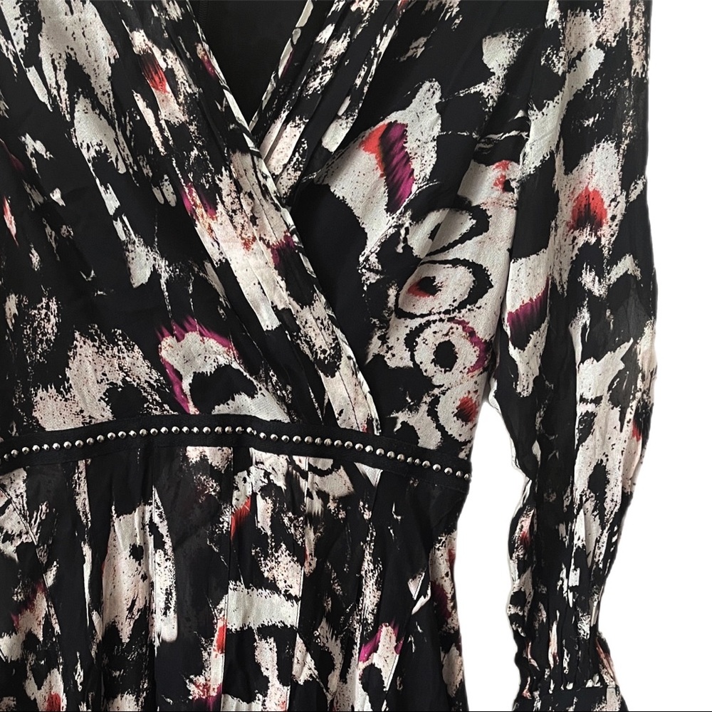 ALLSAINTS | Asymmetrical Long Sleeve Dress | Sz 2 - Picture 3 of 5